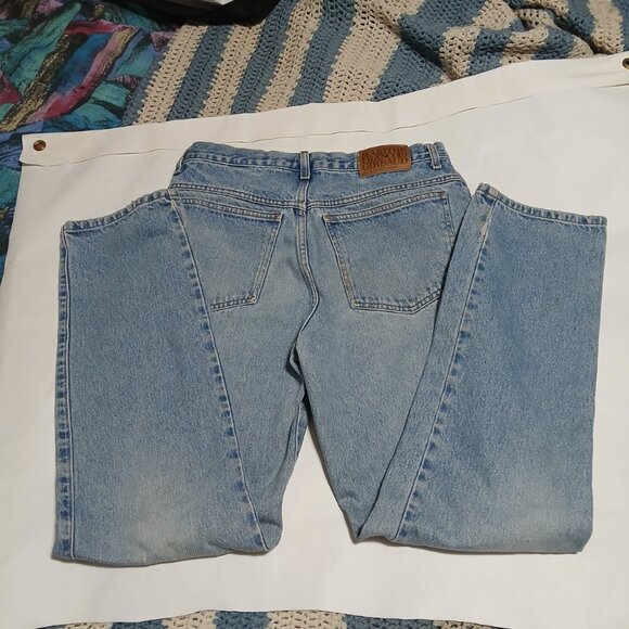 Vintage 90s Marithe Francois Girbaud Jeans Faded Blue 29 Reg Inseam Loose Y2K - Picture 2 of 11